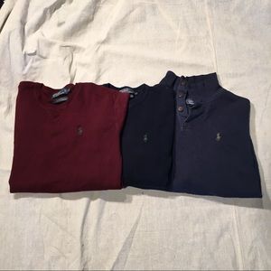 LOT of 3: Polo Ralph Lauren sweaters